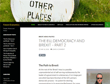 Tablet Screenshot of futureeconomics.org